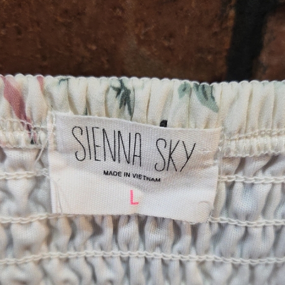 Sienna Sky Floral Camisole with Tie Front - Picture 2 of 4